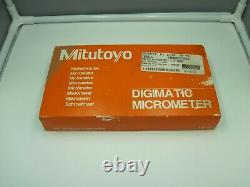 Mitutoyo 1-2 Coolant Proof 0.00005 Outside Micrometer Ip65