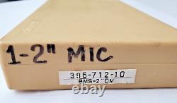 Mitutoyo 1-2 Digital Micrometer 0.00005/0.001mm Resolution 395-712-10 In Box