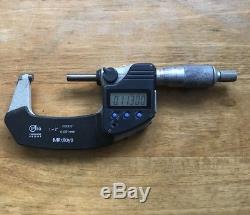 Mitutoyo 1-2 Digital Micrometer IP65 Coolant Proof No. 293-331