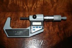 Mitutoyo 1- 2 Digital Micrometer No. 293-712 With Case Inch & Metric