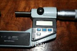 Mitutoyo 1- 2 Digital Micrometer No. 293-712 With Case Inch & Metric