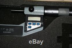 Mitutoyo 1- 2 Digital Micrometer No. 293-712 With Case Inch & Metric