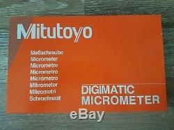 Mitutoyo 1-2 Electronic Digital Screw Thread Micrometer