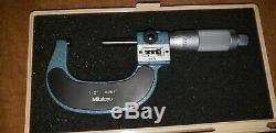 Mitutoyo 1-2 Inch Friction Thimble Digit Micrometer 193-212