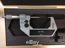 Mitutoyo 1-2 Pointed Digital Micrometer