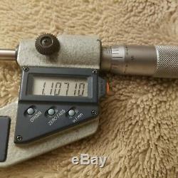 Mitutoyo 1 2 x. 00005 Digital Micrometer with SPC