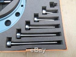 Mitutoyo 204-137 Interchangeable Anvil Mechanical Digit Micrometer, 0 6.0001