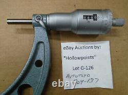 Mitutoyo 204-137 Outside MIcrometer Mechanical Digit Readout 0-6.001 G126