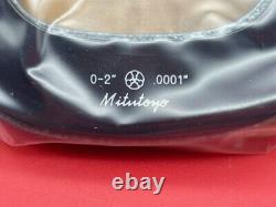 Mitutoyo 204-165 0-2 Digit Outside Micrometer with Case IN STOCK