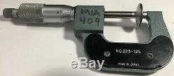 Mitutoyo 223-125 Rolling Digital Disc Micrometer, 0-1 Range. 001 Graduation