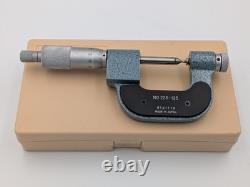 Mitutoyo 226-125 Mechanical DIGIT Outside Micrometer 0 to 25mm Range Ratchet