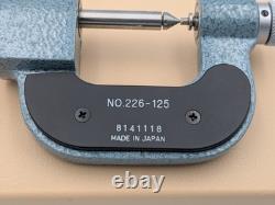 Mitutoyo 226-125 Mechanical DIGIT Outside Micrometer 0 to 25mm Range Ratchet