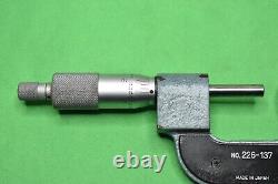 Mitutoyo 226-137 Digit Thread Micrometer 0-1.001 Range No Case or Anvils