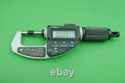 Mitutoyo 227-211-20 Adjustable Force Digial Micrometer 0.6.00005 No Etchings