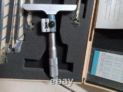 Mitutoyo 229-132Set Digital Depth Micrometer with 6 Rods