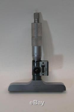 Mitutoyo 229-132 6 Digit Depth Micrometer (4 Base)