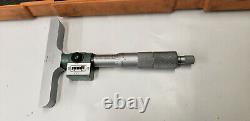 Mitutoyo 229-132 Digit Readout Depth Gage Micrometer 0-6 x. 001 JAPAN lot#3