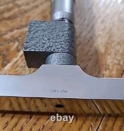 Mitutoyo 229-132 Digital Depth Micrometer DMC 0-6 K. Japan Original Wood Box