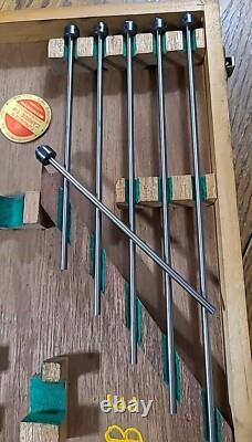 Mitutoyo 229-132 Digital Depth Micrometer DMC 0-6 K. Japan Original Wood Box