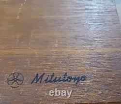 Mitutoyo 229-132 Digital Depth Micrometer DMC 0-6 K. Japan Original Wood Box