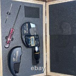 Mitutoyo 293-130-10 Sub-Micron Digimatic Micrometer 0-1/0-25mm. 000005