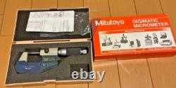 Mitutoyo 293-151-30 Digital Micrometer 0-1 IP65 Coolant-Proof Carbide SPC Japan