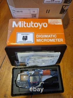 Mitutoyo 293-180-40 Digimatic Micrometer QuantuMike, 0-1/0-25mm. ORIGINAL