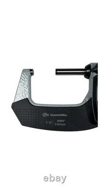 Mitutoyo 293-181-40 QuantuMike 1-2in 0.00005in Digital Outside Micrometer