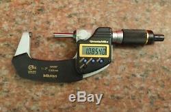 Mitutoyo 293-181 QuantuMike Digimatic Micrometer 1-2/25-50mm SPC Free S/H. 0001