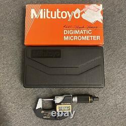 Mitutoyo 293-185-30 0 to 1'' IP65 Carbide Standard Electronic Outside Micrometer