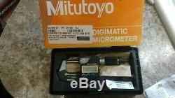 Mitutoyo 293-185-30 QuantuMike Micrometer, 0-1/0-25mm Range, Fast Measure IP65