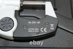 Mitutoyo 293-185 QuantuMike Digimatic Micrometer 0-1/0-25mm Coolant Proof