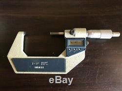 Mitutoyo 293-187, 2- 3 x. 00005 Electronic Micrometer, Good Condition