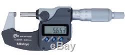 Mitutoyo 293-230-30 Digital Micrometer 0-25mm With SPC, IP65, Ratchet Stop