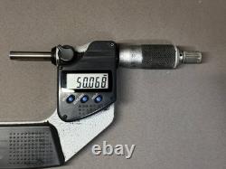 Mitutoyo 293-232-30 MDC-75MX Coolant-Proof Digimatic Micrometer, 50-75 mm, IP65