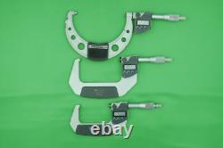 Mitutoyo 293-232 50-75mm 293-233 75-100mm 293-250 100-125mm Digital Micrometers