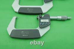 Mitutoyo 293-232 50-75mm 293-233 75-100mm 293-250 100-125mm Digital Micrometers