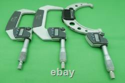 Mitutoyo 293-232 50-75mm 293-233 75-100mm 293-250 100-125mm Digital Micrometers