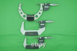 Mitutoyo 293-232 50-75mm 293-233 75-100mm 293-250 100-125mm Digital Micrometers
