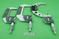 Mitutoyo 293-232 50-75mm 293-233 75-100mm 293-250 100-125mm Digital Micrometers