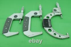 Mitutoyo 293-232 50-75mm 293-233 75-100mm 293-250 100-125mm Digital Micrometers