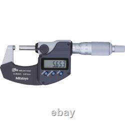 Mitutoyo 293-240-30 Coolant Proof Micrometer, 0 to 25 mm, 0.001 mm