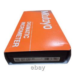 Mitutoyo 293-240-30 Digimatic Micrometer 0-25mm IP65 Carbide Faces New MDC-25PX