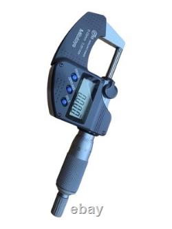 Mitutoyo 293-240-30 Digimatic Micrometer 0-25mm IP65 Carbide Faces Used MDC-25PX
