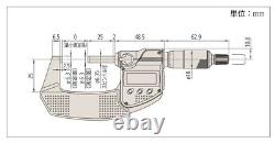 Mitutoyo 293-240-30 Digimatic Micrometer Coolant Proof Micrometer MDC-25PX FedEx