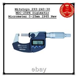 Mitutoyo 293-240-30 MDC-25PX Digimatic Micrometer 0-25mm IP65 New