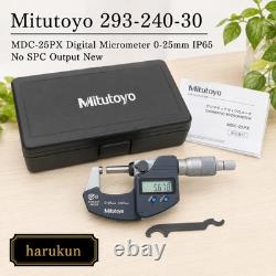 Mitutoyo 293-240-30 MDC-25PX Digital Micrometer 0-25mm IP65 No SPC Output New