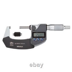 Mitutoyo 293-241-30 Coolant Proof LCD Micrometer Ratchet Stop 25-50mm Range
