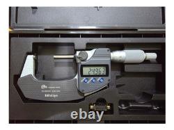 Mitutoyo 293-241-30 Digimatic Micrometer 25-50mm IP65 Carbide Faces New MDC-50PX