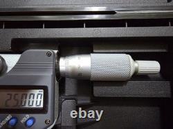 Mitutoyo 293-241-30 Digimatic Micrometer 25-50mm IP65 Carbide Faces New MDC-50PX